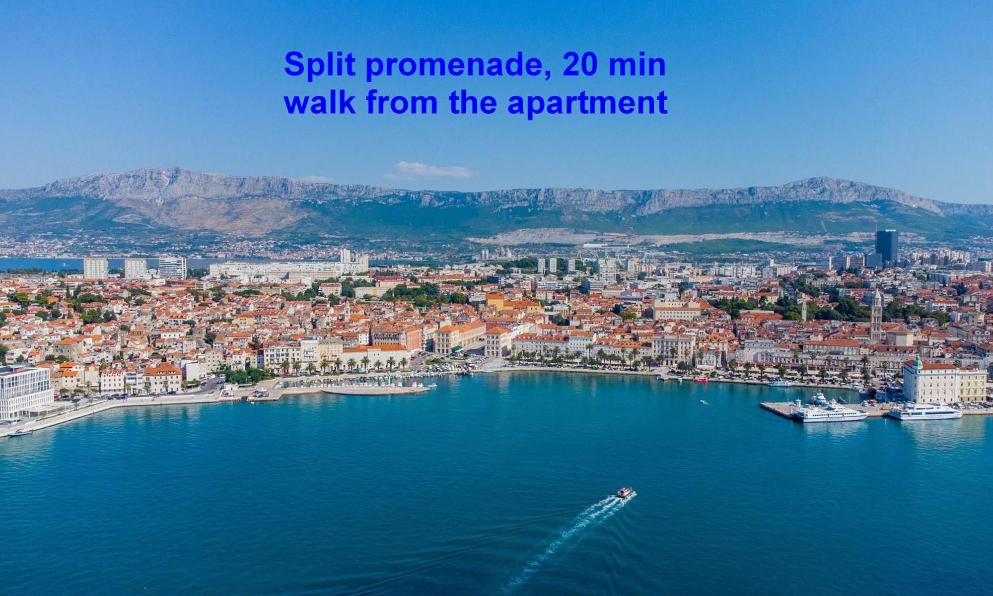 A1-luxury W Big Balcony 4 Min Walk To Split